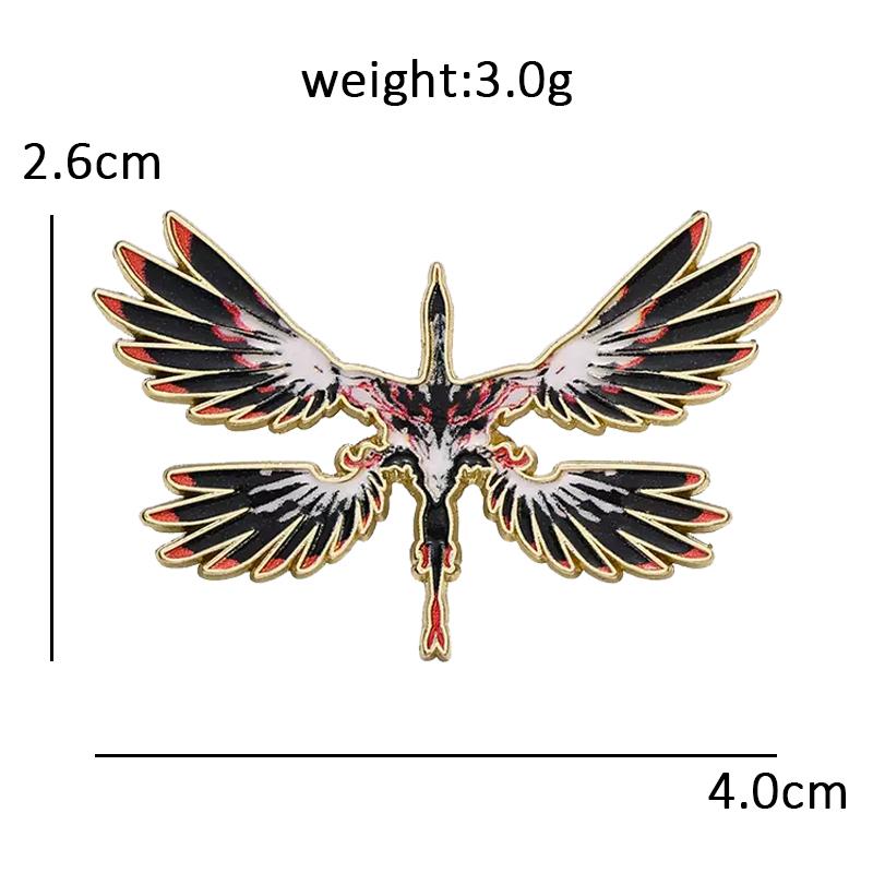 Cartoon Legendary Beast Pins 5-design Metal Enamel Dragon Fish Animal Brooch Pin For Clothes Backpack Badge Friends Gifts