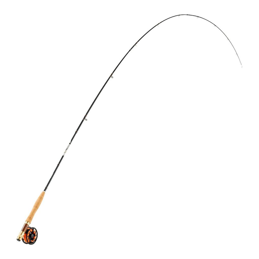 Fly Fishing Combo Kit, IM7 Carbon Fly Fishing Rod and Reel Combo, Starter Fly Rod and Reel Outfit with Rod Bag, Tackle Box, 6 Short-Tail & 4 Long-Tail