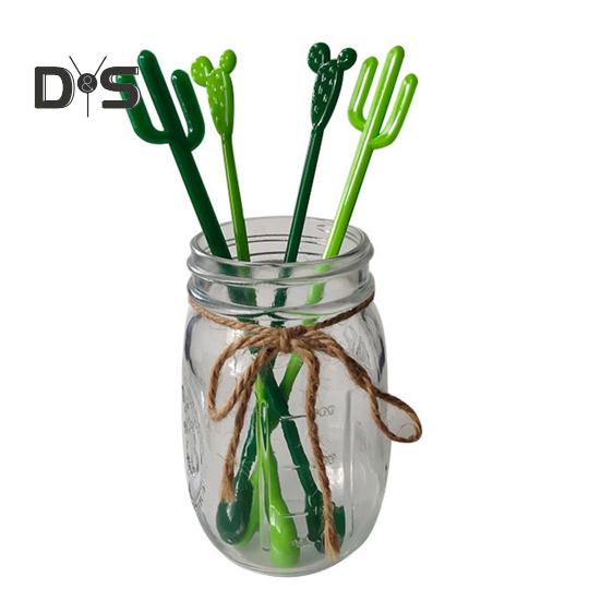 6Pcs Portable Stirring Rods Interesting Useful Household Coffee Juice Beverages Stirrers Mixing Rods