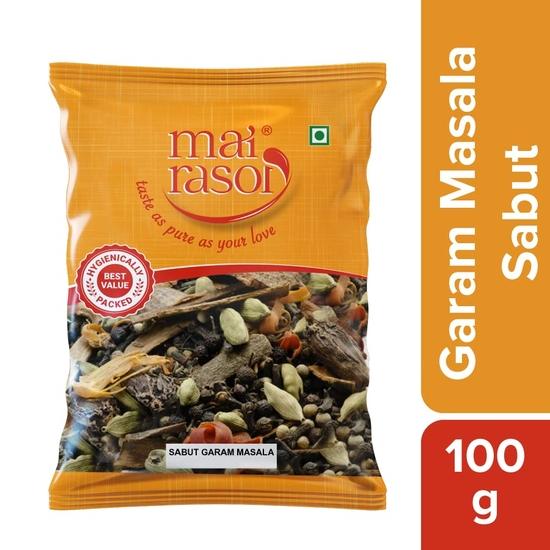 MAI RASOI Whole Sabut Mix Garam Masala (100 Gram)