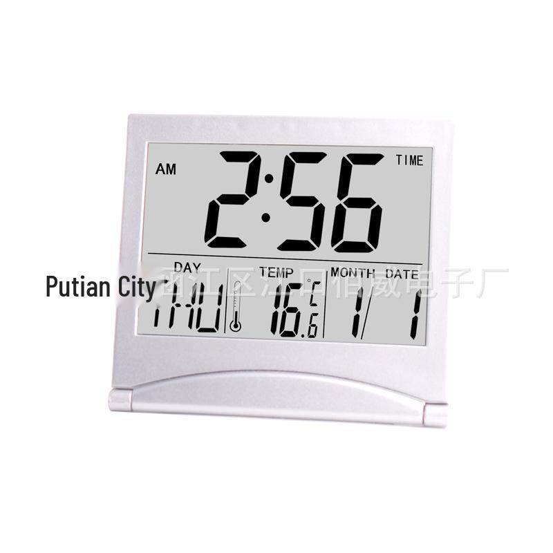 

Многофункциональный складной будильник с вечным календарем, таймером, прогнозом погоды и отображением температуры