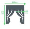 1/2pcs Luxury European-style Embroidered Thick Curtains for Living Room Balcony Bedroom Two-layer Blackout Curtain