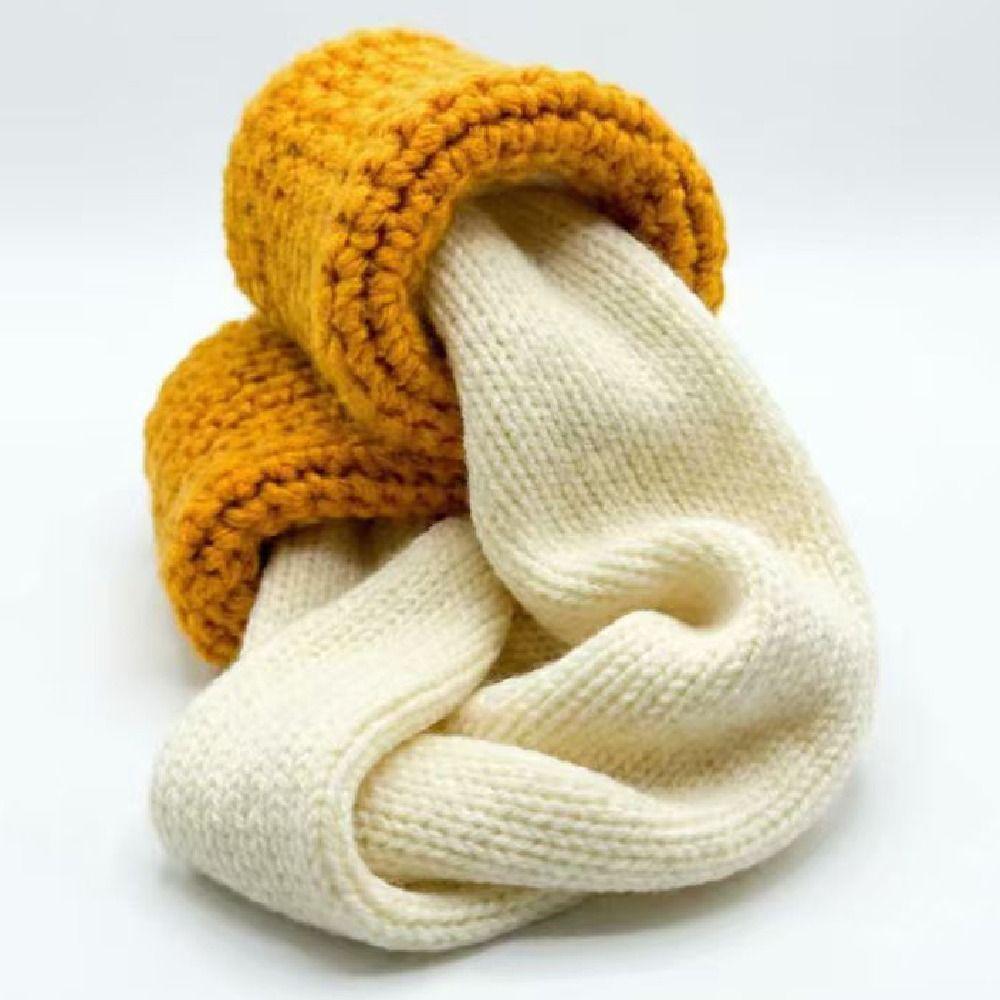 Windproof Mozzarella Stick Scarf Cute Long Neck Scarves Unisex Thermal Neck Warmer Cheese Lovers