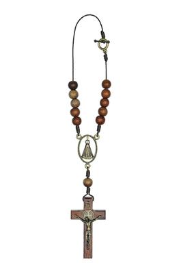 Fürbitten Auto Rückspiegel Rosenkranz (Aparecida)