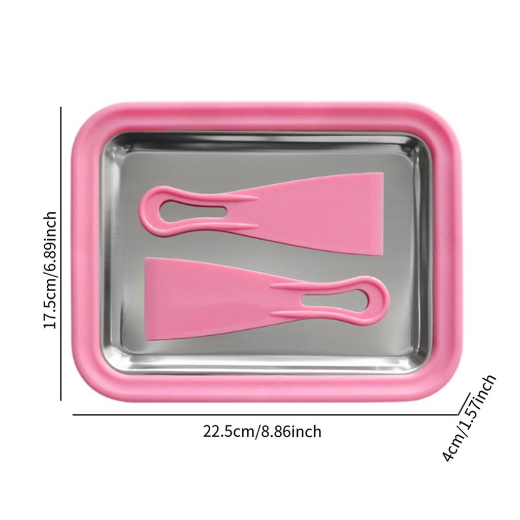 Mini Eiscremeplatten-Maker Sofortige Kälteplatte Süße Rollpfanne für Kinder Familien Geburtstagsgeschenk Buffet Smoothie-Zubereitung