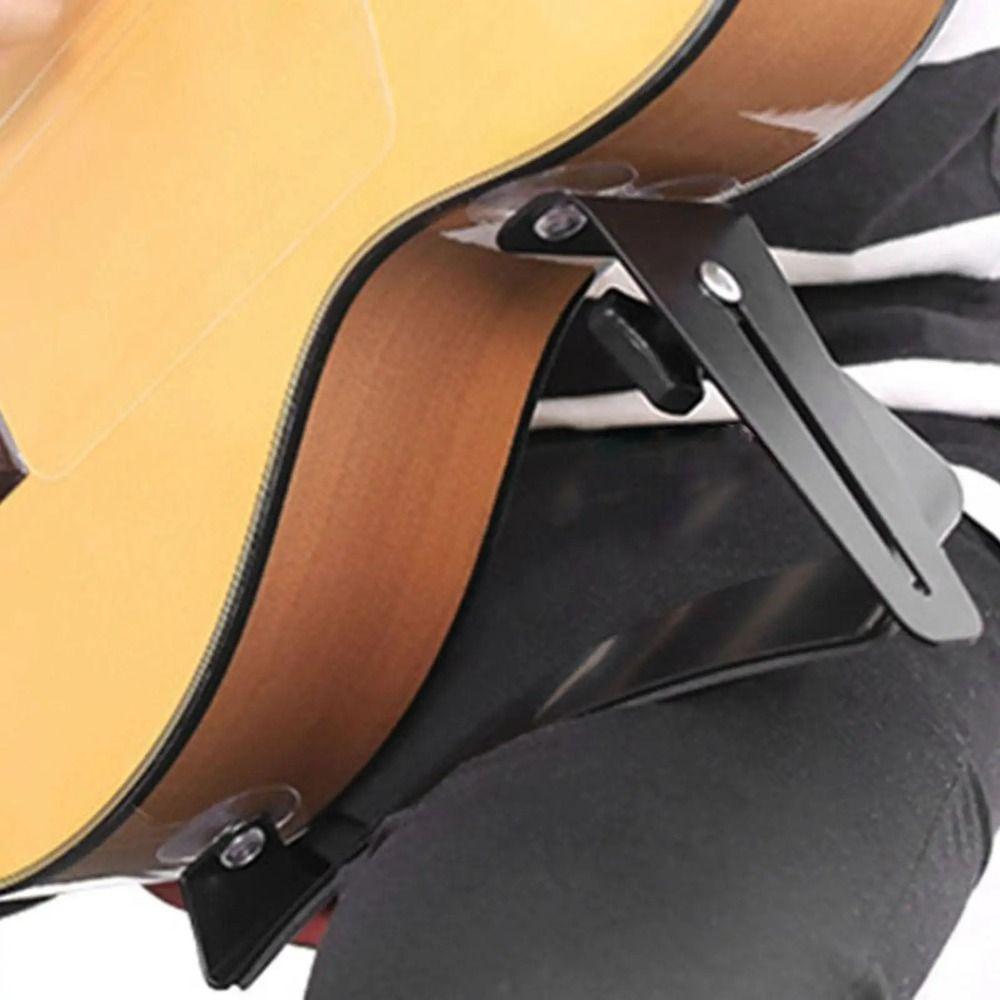 Portable Guitar Stand Adjustable Guitar Leg Rest Guitar Support Cushion  Guitar Foot Stool