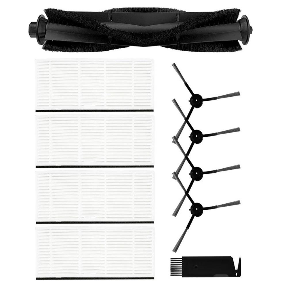 1 Cleaning Brush Side Roller Brush 1 Roller Brush 4 Side Brush For Ultenic D6s