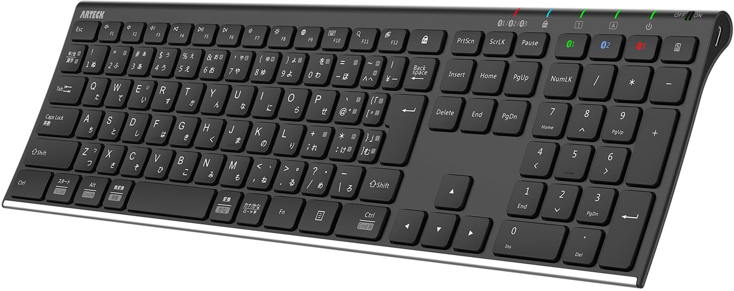 

Arteck Bluetooth, японська нержавіюча сталь, сумісна з планшетом Windows, перезаряджається, можна використовувати протягом 6 місяців, клавіатура, розкладка, мультипристрої, сталь,