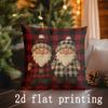 Home Decor Christmas-Themed Pillow Covers Design Suitable For Sofa Bedroom Car Pillow Cover Cushion Rectangular Back Cushion