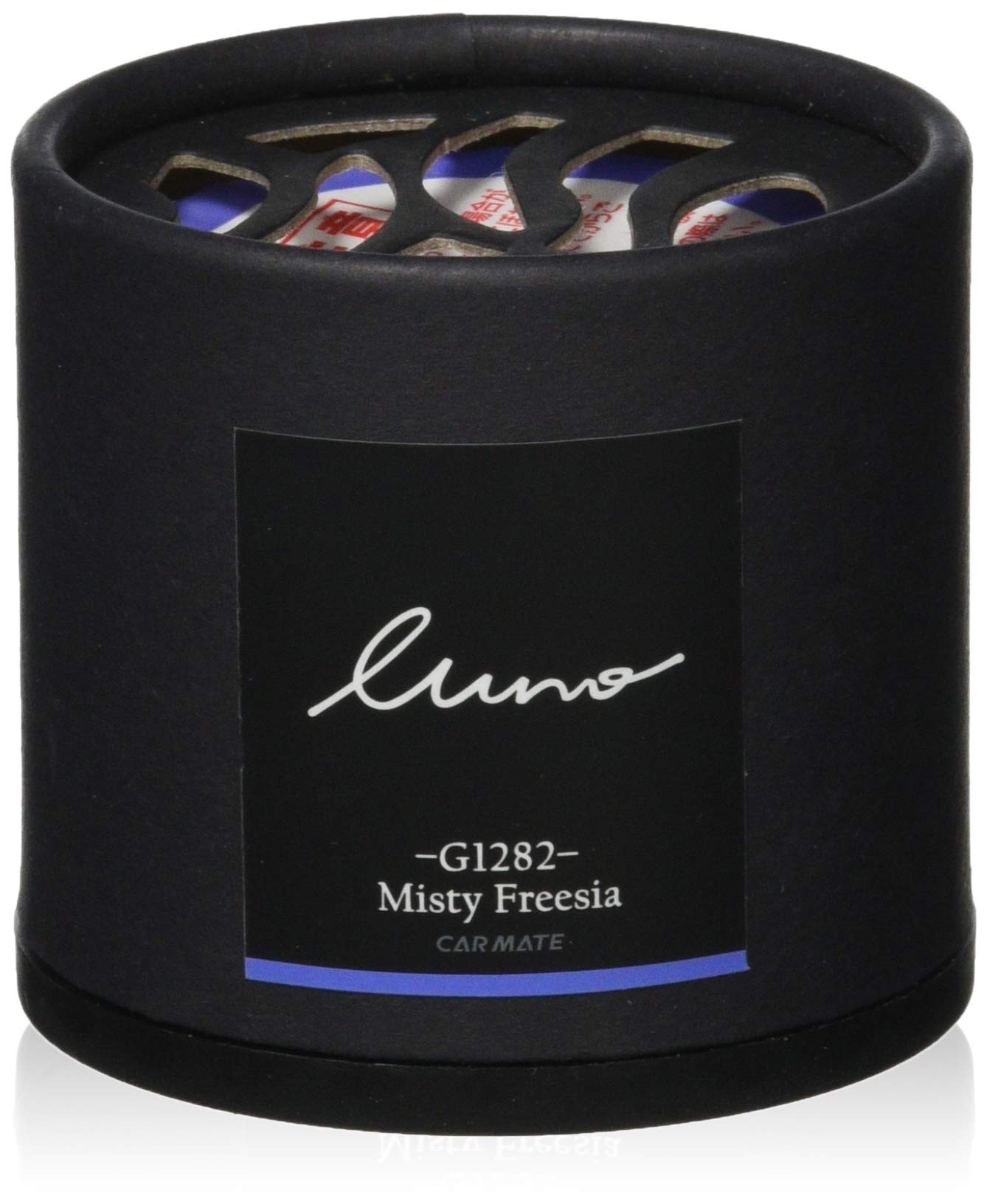 

CARMATE Car Deodorizer Air Freshener Luno Homme Forest Gel Standing Type Misty Freesia 80g G1282