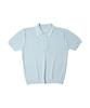HALBKREIS LAYOUT T20013 Line Collar Knit_Blue