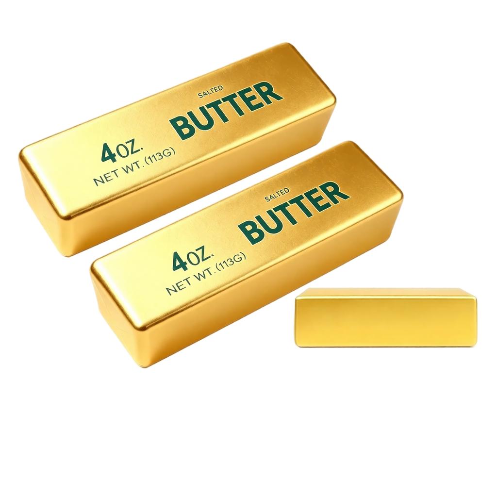 Gold Surface Stress Toy ,13cm,2pcs - Toy for Stress and Relaxation, for Adults and Kids
