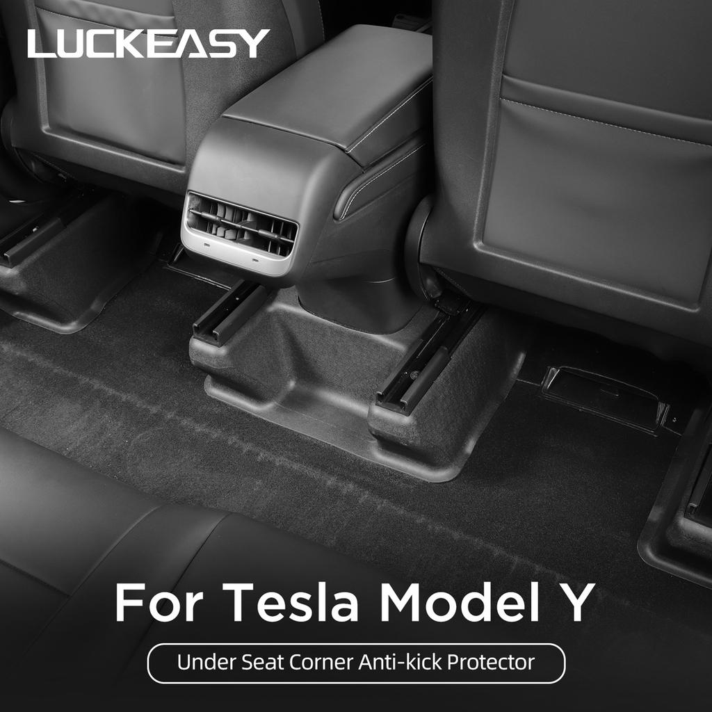 for Tesla Model Y 2025-2025 Under Seat Corner Anti-kick Protector Rear Seat Slide Rails Guard Kit Car Interior Accessories