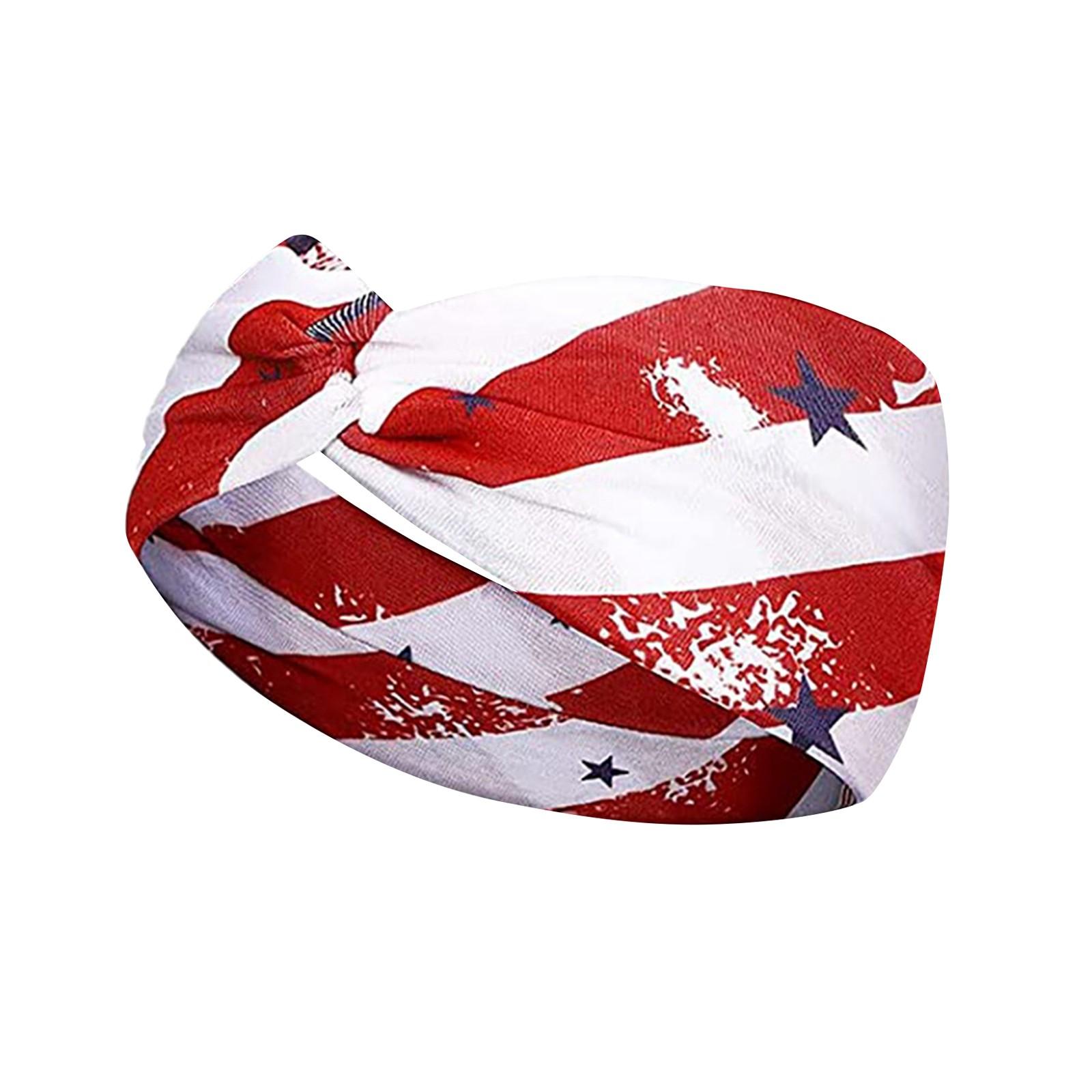 Декоративная повязка на голову ко Дню независимости, Декоративная повязка на голову для спортивной вечеринки One Size