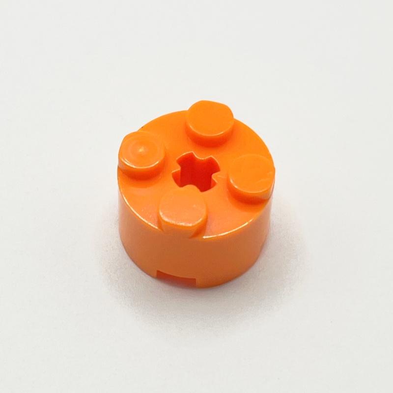 20PCS/Set 3941 Cylindrical 2x2 with Axle Hole Technology Building Block Parts Round Accessories Construction DIY MOC Bricks Toys 20PCS оранжевый