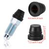BBTO 60pcs Brake Bleeder Screw Cap Fitting Cap Rubber Dust Cover for Car Motorcycle