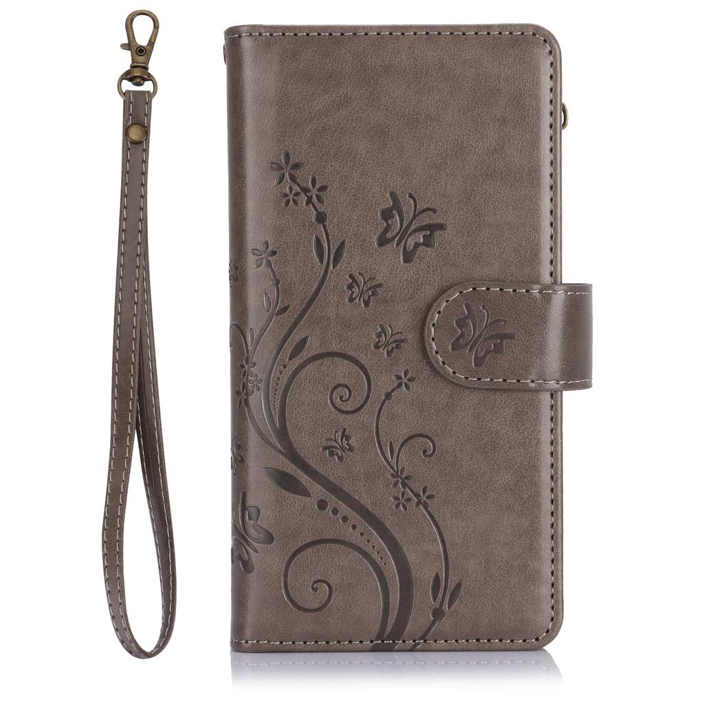 WEFOR for Samsung Galaxy A57 A37 A56 A36 5G A17 A26 A16 A07 A06 Wallet Case, 6 Card Slots/Zipper Pocket, Detachable Wrist Strap
