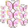 Wrought Iron Butterfly Cake Topper Set - Birthday & Holiday Insert Cards