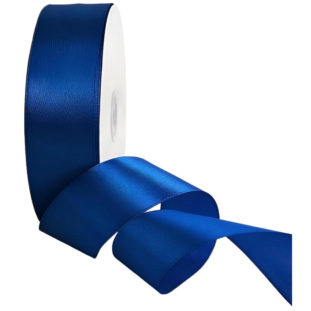 

1-1/2 дюйма (40мм) x 100 Ярдов Темно-синяя Атласная Лента, Тонкая Однотонная Атласная Лента для Упаковки Подарков, Рукоделия, Изготовления Бантов для Волос, Украшения Свадебной Вечеринки темно-синий