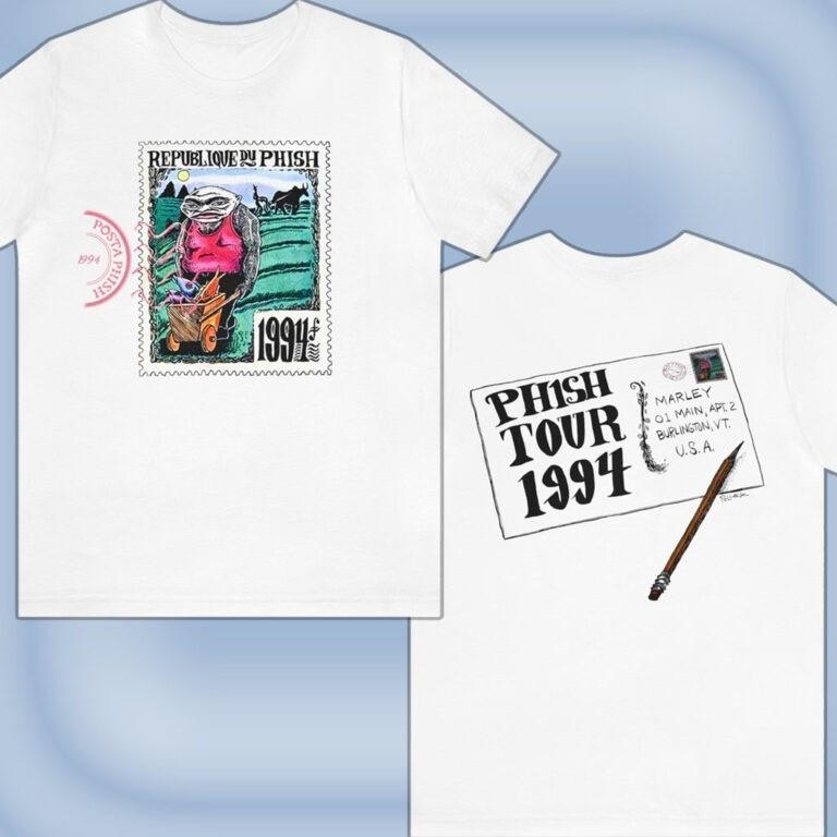 

Retro Republique Du Phish Tour 1994 Unisex T-Shirt Double Sided Unisex T-Shirt XL