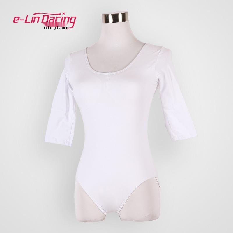 Женский черный короткий купальник для балета и гимнастики XL
