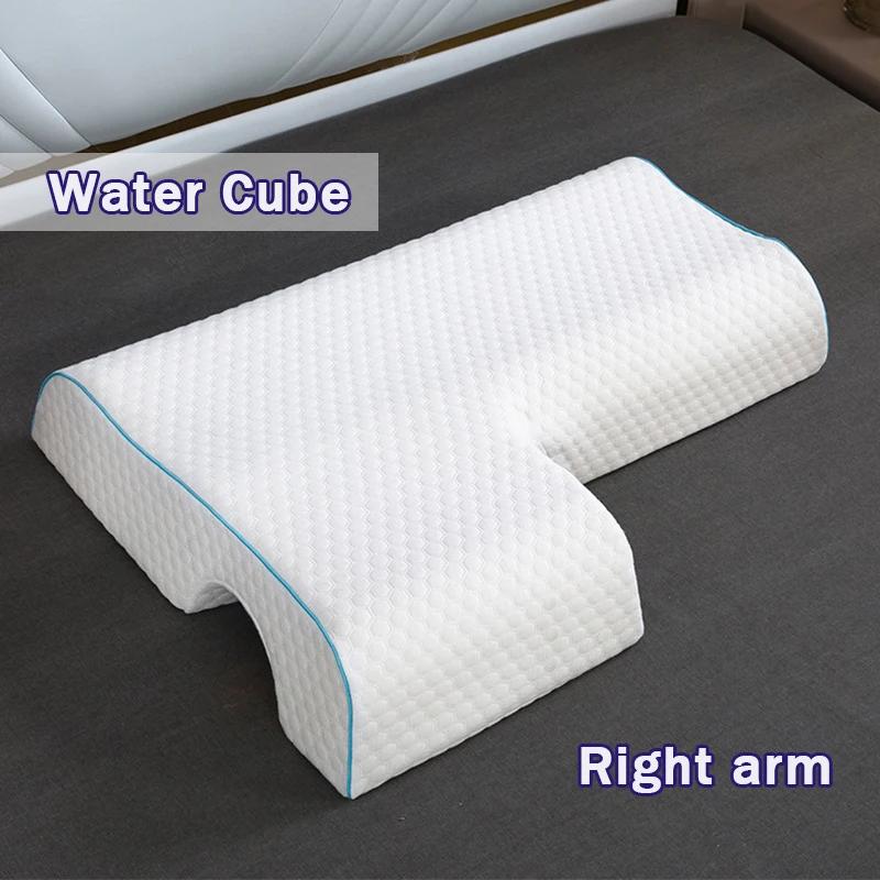 

Подушка с эффектом памяти, анти-давление на руки, пара, обнимающаяся, для сна, для тех, кто спит на спине и боку, медленный отскок, легкая стирка 65x49x11cm