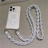 Crossbody Necklace Lanyard For Magsafe Magnetic Wireless Charging Case For iPhone 17 Air 16 15 11 12 13 14 Pro Max Clear Cover