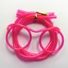 Straw Glasses Funny Soft PVC Glasses Flexible Drinking Straws Home Party Supplies Bar Supplies Creativity Child Gift