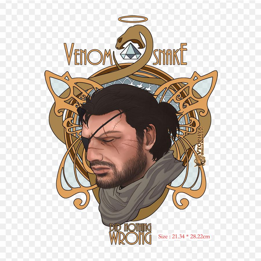 Metal Gear Solid V The Phantom Pain Metal Gear Solid P Nažehlovací Vinylové Nášivky Samolepky na Oblečení DIY Aplikace Pratelné Nášivky