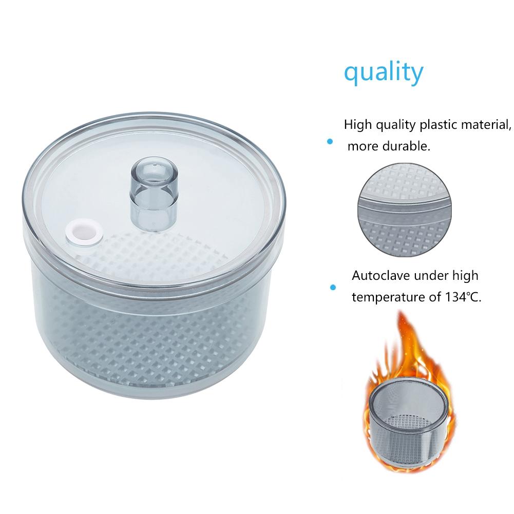 Dental Nail Tools Sterilizer Tray Sterilization Box Disinfection Container Manicure Tools