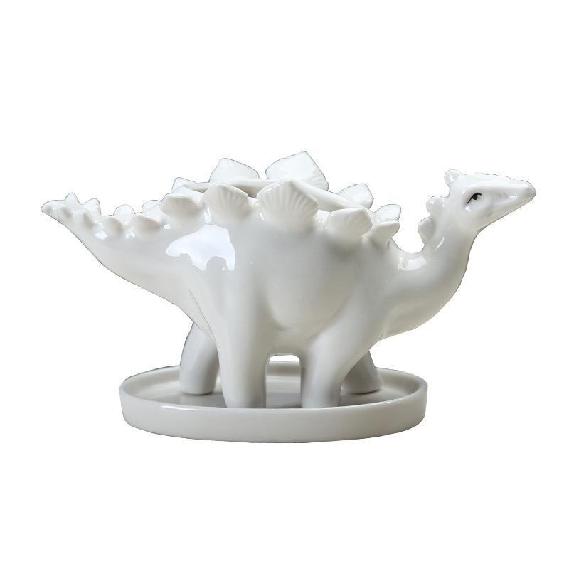 Cartoon Tier Dinosaurier Sukkulente Blumentopf Hausgarten Kreativ Innen Keramik Blume Ornament