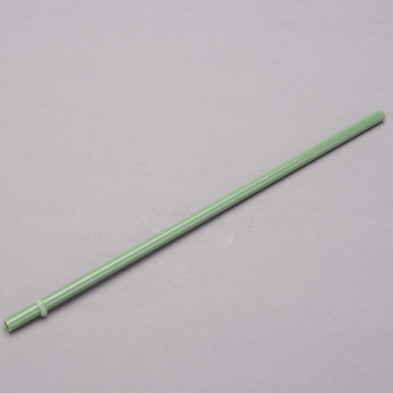 7Mm Aperture Straw 37 Color Solid Color Plastic Cup Accessories Pp Straw Non-Disposable Straw With Ring