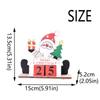Cartoon Christmas Advent Calendar Creative Wooden Christmas Calendar  Desktop Ornaments
