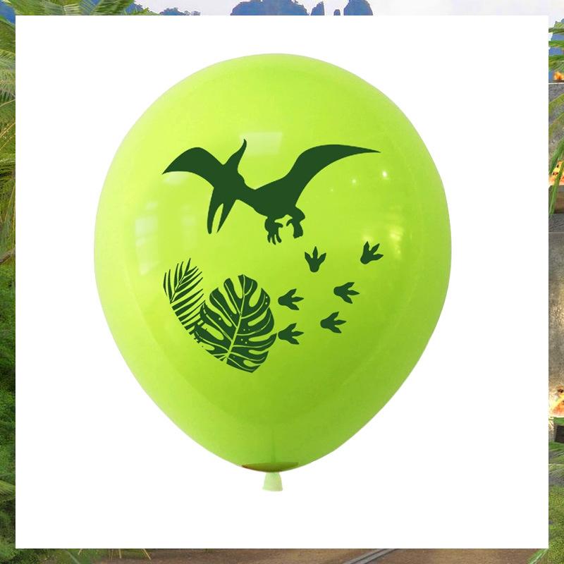 12 Inch Dinosaur Theme Balloon Children'S Birthday Party Decoration Roar Dinosaur Latex Balloon Set