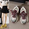 Sports Color Matching Dad Shoes for Women Spring and Autumn Show Foot Small Versatile Casual Forrest Gump Sports Shoes