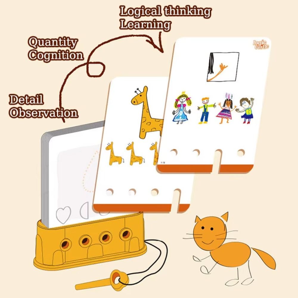 Early Educational Logic Key Thinking Training Matching Game Key Thinking Puzzle Toy  Kids