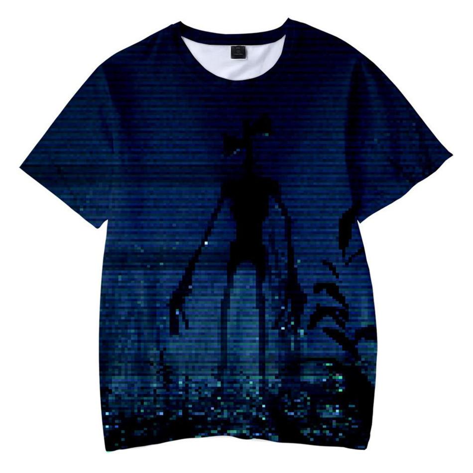 Sommer Rundhals 3D Interessante Cartoon-Muster Gedrucktes Oberteil Modisches Lässiges Kurzarm Kinder Jungen T-Shirts