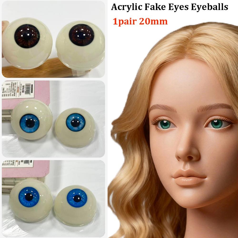 1 Paar 10 Stile Acryl Falsche Augen Augäpfel DIY Puppenherstellung Basteln Für BJD Puppe