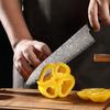 Nuovo Set Rame Tricolore 67 Piani Acciaio di Damasco Coltello da Cucina Coltello da Chef Coltello Santoku Strumento da Cucina Forte e Affilato