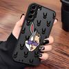 Bad Bunny S24 5G Case For Samsung S20 S21 FE S22 S23 S24 Ultra Cases Bunny Logo Funda Galaxy S23 Plus Matte Back Cover X 100pre
