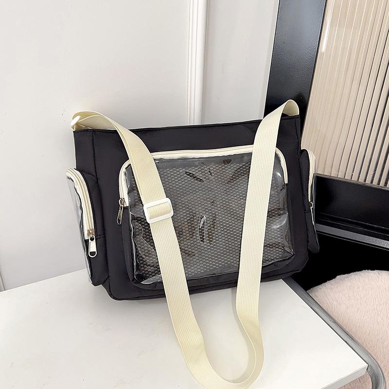Zaino, Borsa a Tote, Borsa a Spalla Singola a Tracolla Versatile, Semplice, di Grande Capacità per Donne