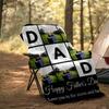 240Gm2 Father'S Day Custom Your Picture Outdoor Blanket Suitable For All Seasons Cozy And Warm Soft Blanket Suitable For Travel Gift For Dad Birthday