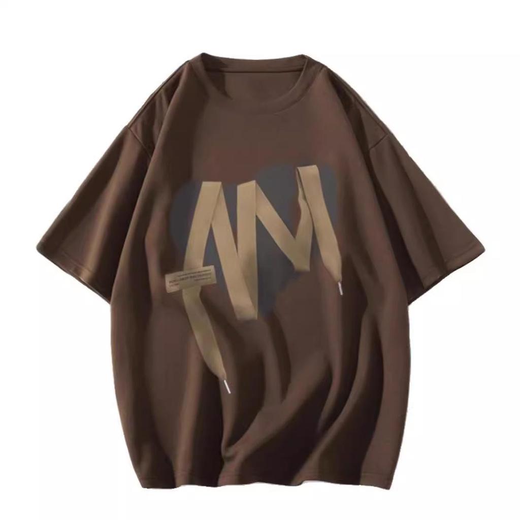 Women's Retro Oversized Heavyweight Cotton T-Shirt - Summer 2024 Design