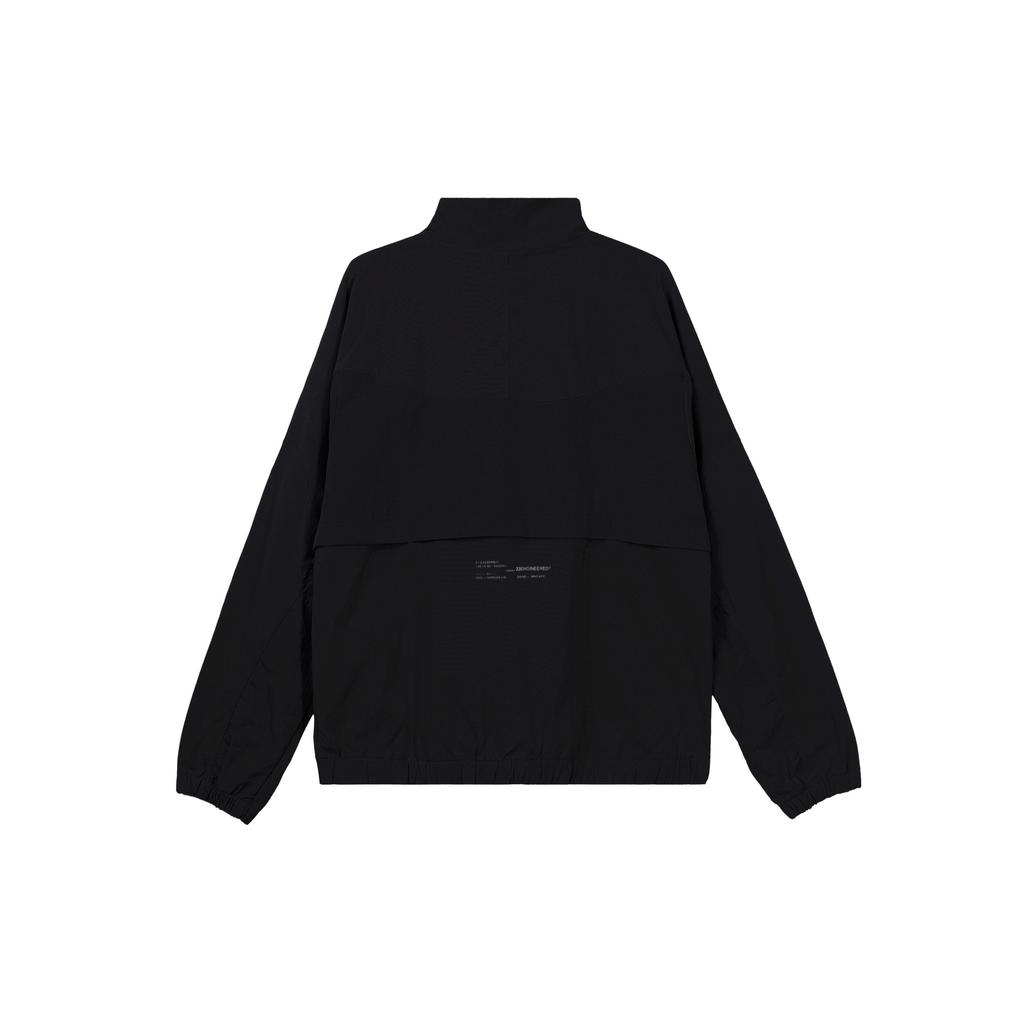 Jordan FW22 Logo Decal Zip Cardigan with Stand Collar Jacket Men Outerwear Black DQ8060-010