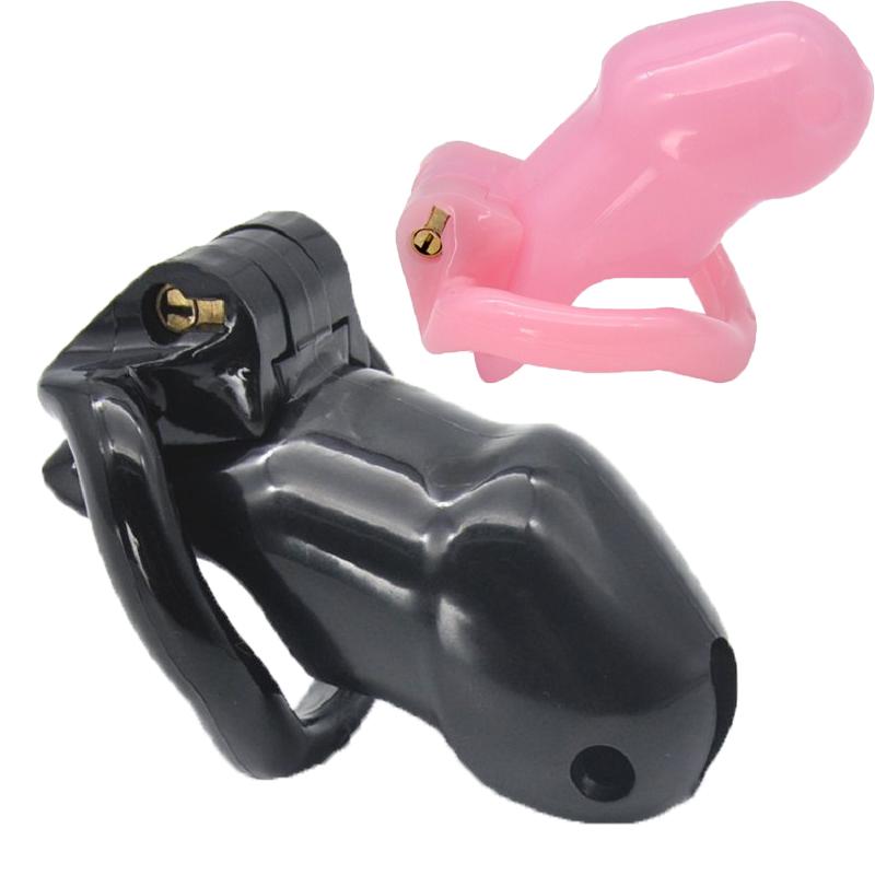 Male Chastity Cage Device Small/Standard Cock Cage with Rings Erotics Urethral Brass Lock Locking Sex Toys for Men Adults