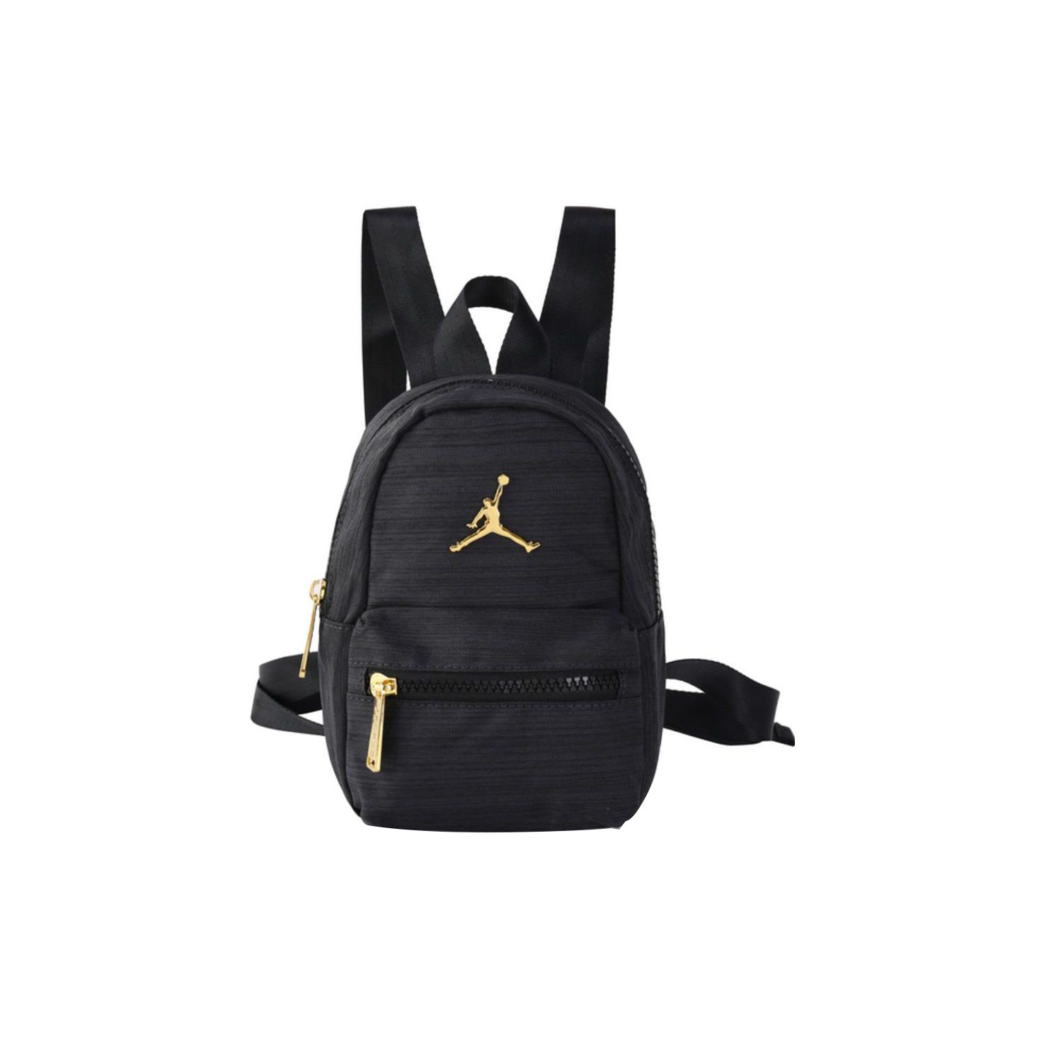 

Jordan Gold Label Air Logo Zipper Backpack Men Backpack Black JD2133004TD-001 Black