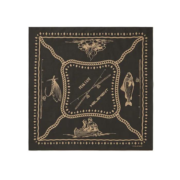 [UNI] Rope Grid Bandana (BROWN)