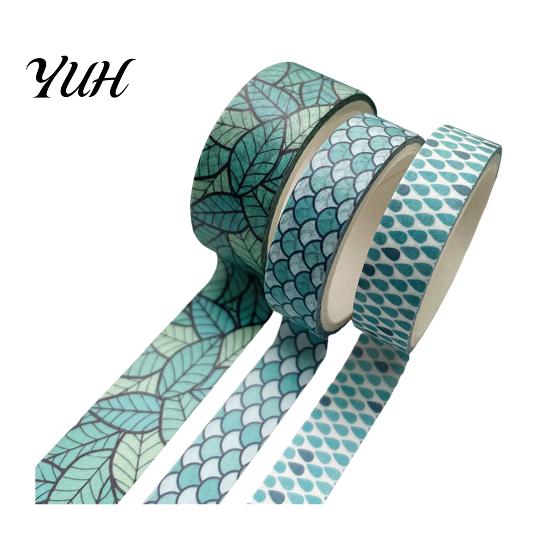 Creative Washi Tape 3 Rolls Set, Decorative Stickers, Aesthetic Tapes for Moderate Width Scrapbooking Supplies, Journaling Junk Journal, Wrapping