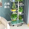 Multi-Layer Iron Flower Stand Storage Rack, Floor-Standing Indoor Green Ivy Pot, Balcony Flower Pot Stand for Plant Placement