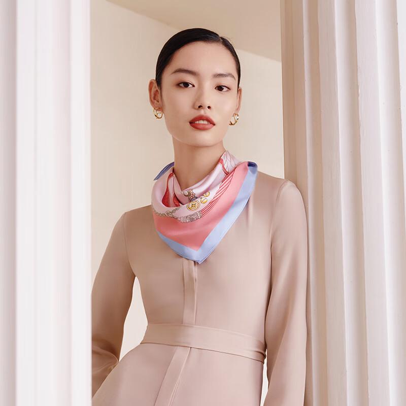 Wanshili Double-Sided Silk Square Scarf